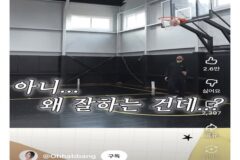 가요계에 빼앗긴 농구 재능러라고 댓글 반응 난리난 여돌……jpg (진짜 잘함….)