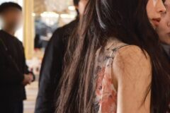 “파리 행사장 발칵 뒤집은 비주얼” 고민시의 우아한 플라워 패턴 드레스룩
