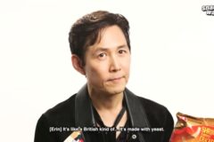 영국 국민과자를 먹어본 이정재 반응.youtube