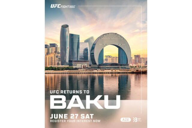 UFC, 아제르바이잔 바쿠와 다년 계약…2028년까지 매년 대회 개최