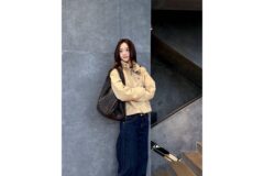“체조 요정에서 패션 아이콘으로” 손연재 베이지 재킷과 와이드 데님으로 완성한 힙한 근황