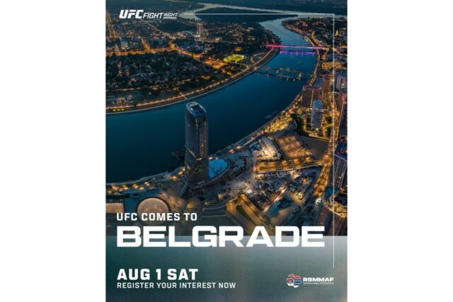 UFC, 8월 세르비아 베오그라드 첫 대회 개최…유럽 시장 확장 본격화
