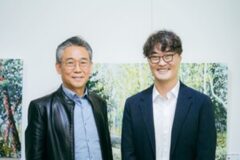 국립암센터 교수와 현대회화 거장의 만남, 성북동갤러리 ‘칼과 붓’ 2인전 개막