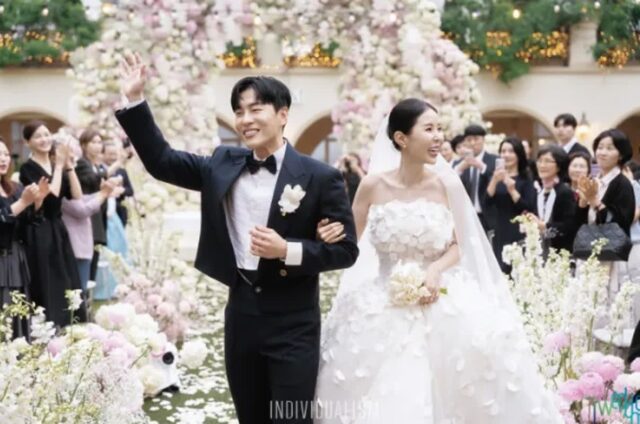 신지의 비공개 결혼식 현장