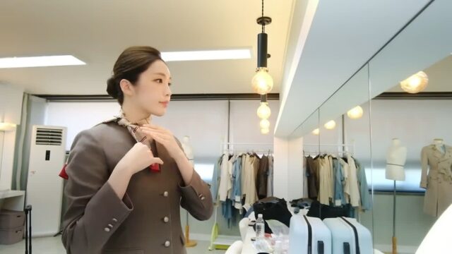 아시아나, 대한항공 유니폼 입은 성해은