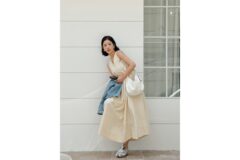 “인간 레몬 그 자체” 기은세 브런치 카페 녹이는 상큼한 옐로우 원피스 룩