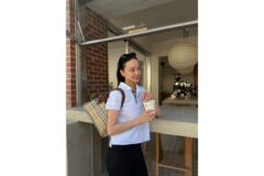 손연재, 화이트 폴로 티셔츠로 완성한 세련된 여름 패션