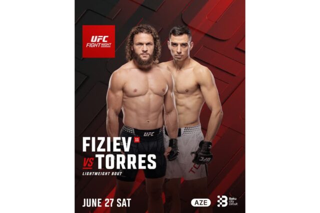 UFC, 아제르바이잔 바쿠 대회 개최… 피지예프 vs 토레스 라이트급 격돌