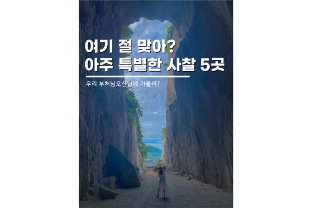 여기 한국 맞아? 전국 유명한 절 사찰 가볼만한곳 5