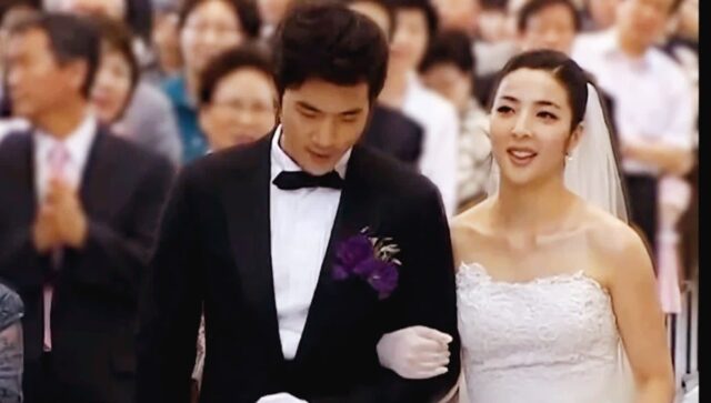 첫만남에 눈이 맞아 만난지 하루만에 키스한 연예인,비연예인 부부
