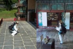 유재석, N사 로드뷰에 진짜 박제됐다…9kg 장비 메고 쭈그려 앉은 모습 화제
