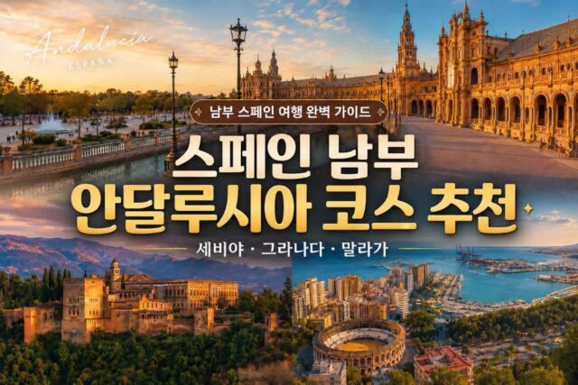 세비야 그라나다 말라가 자유여행 스페인 남부 안달루시아 코스 추천