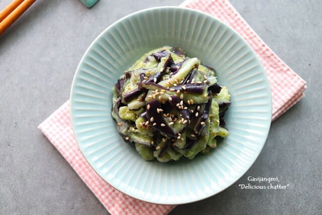 가지무침 맛있는 야채반찬 가지무침 레시피 가지나물