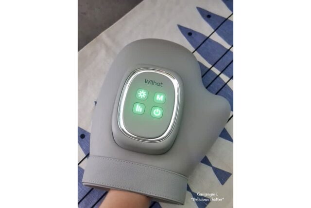 온열손마사지기 우리 가족 손관리 무선손마사지기 부모님 선물
