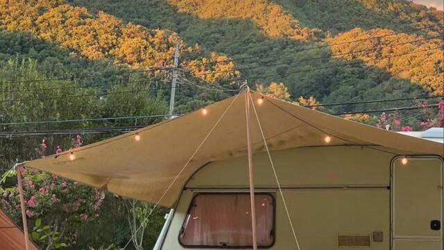 “전주에서 이런 곳이 있다니…” 한옥마을 옆 영국식 카라반 여행지