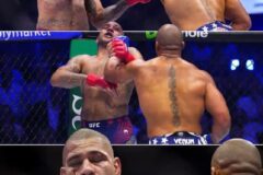 “괴물도 쓰러졌다” 페레이라 KO패…백악관 UFC 역사 새로 쓴 간