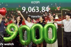코스피 9000 돌파, 삼전·닉스 시총 4034조원