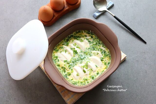 전자레인지 계란찜 레시피 순두부계란찜 라라앤모어 전자레인지 용기 실리콘 찜기