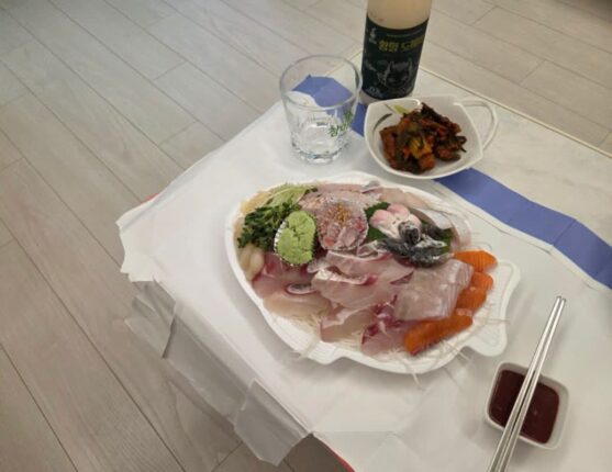 여름제철회 먹기, 노량진 수산시장 포장하기