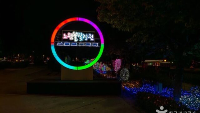 서울 노원 불빛정원 체험, 여름밤의 빛나는 야경