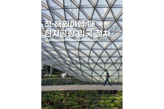 첫 해외여행 때 헷갈린 공항 입국 절차와 이동 방법 총정리