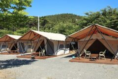 충남 구름포해수욕장카라반 체험, 해변 캠핑 즐기기