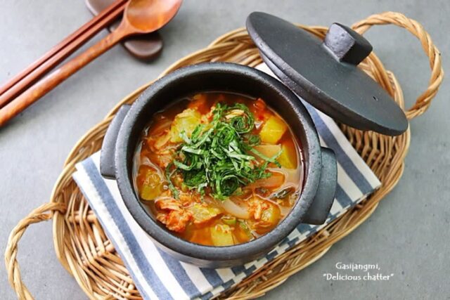 참치찌개 레시피 쉬운 찌개요리 참치호박찌개 저녁메뉴 추천