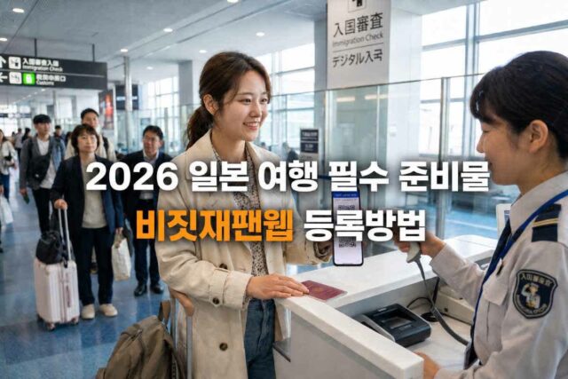 “옆 줄은 쌩쌩 가던데” 나만 모르면 손해인 일본 입국 QR코드 비짓재팬웹 등록방법