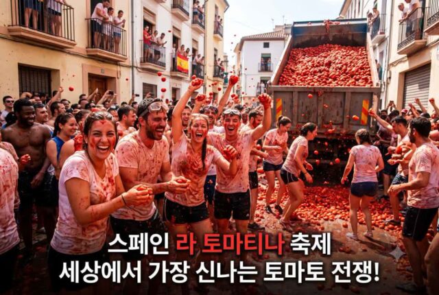 “저기 토마토좀 가져와봐, 던져 버리게” 8월에 열리는 세계 최대 스페인 토마토 축제