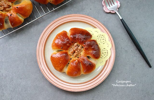 단팥빵 만들기 쫀득 담백한 찰떡 단팥빵 카페노리 냉동생지 찰떡 만난 단팥빵