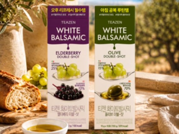 [리얼푸드] 화이트 발사믹을 간편하게…티젠 스틱형 ‘화이트 발사믹 더블샷’