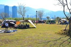“부산 도심에서 이렇게 넓은 캠핑장을?”… 강변 따라 펼쳐진 부산 대저생태공원캠핑장