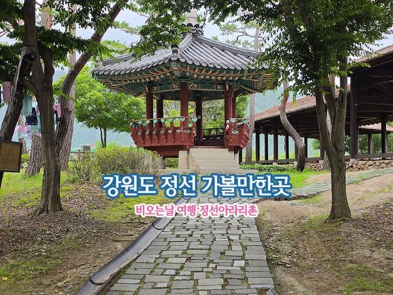 강원도 정선 가볼만한곳 비오는날 여행 정선아라리촌