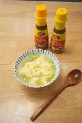 계란국레시피 하림 오리지널 치킨스톡 요리, 계란국 끓이는법