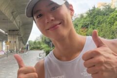 비 오는 날 10km를 달린 박보검의 충격적 외모 (연예 이슈)
