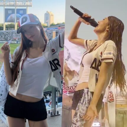 워터밤에서 못 봐 아쉬웠는데… 야구장을 흠뻑쇼로 만든 ‘썸머퀸’ 권은비 (연예뉴스)