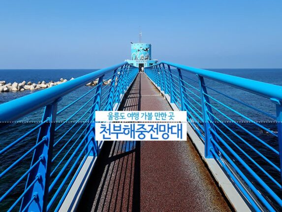 울릉도 여행 가볼 만한 곳 천부해중전망대
