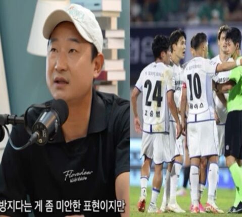 이천수“심판들 너무 거만해”…수원 골 취소 논란에 결국 직격탄