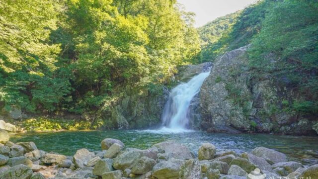 전남 기백산 용추계곡과 용추폭포 여름 축제 즐기기
