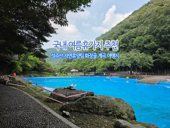 국내 여름휴가지 추천 성주산 자연휴양림 화장골 보령 계곡 여행지