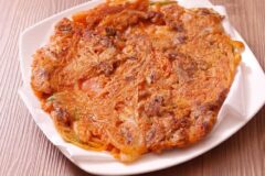 간단 김치전 반죽 레시피, 소고기 김치전 만드는법