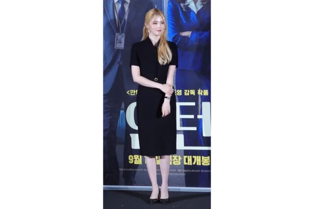 또.. 파격 금발로 본판 인증한 여배우 패션