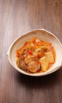 돼지고기 묵은지찜 만들기, 통삼겹 삼겹살 김치찜 레시피