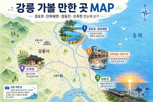 “인스타 피드 싹 바뀔 예정” 분위기 대박인 강릉 가볼 만한 곳