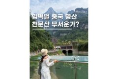 중국관광지 장가계여행 필수 천문산 케이블카 999계단
