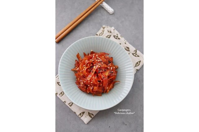 명엽채볶음 레시피 만들기 쉬운 마른반찬 도시락 반찬