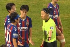 “지소연 생리하나 봐”…WK리그 심판, 경기 중 황당 발언 논란