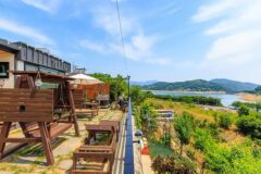 경남 황매산 문워크 카라반 펜션 캠핑, 자연 속 독채 체험
