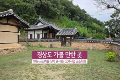 경상도 가볼 만한 곳 안동 금소마을 금소첨화 국내 힐링여행