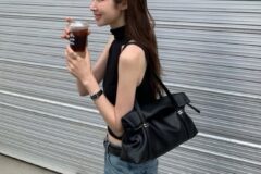 ‘느좋 어른 여자 가방’으로 난리난 차정원 데일리룩 조이그라이슨 숄더백